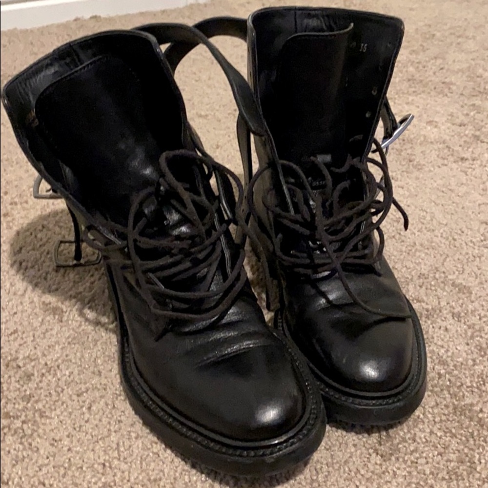 Saint Laurent Combat Boots
